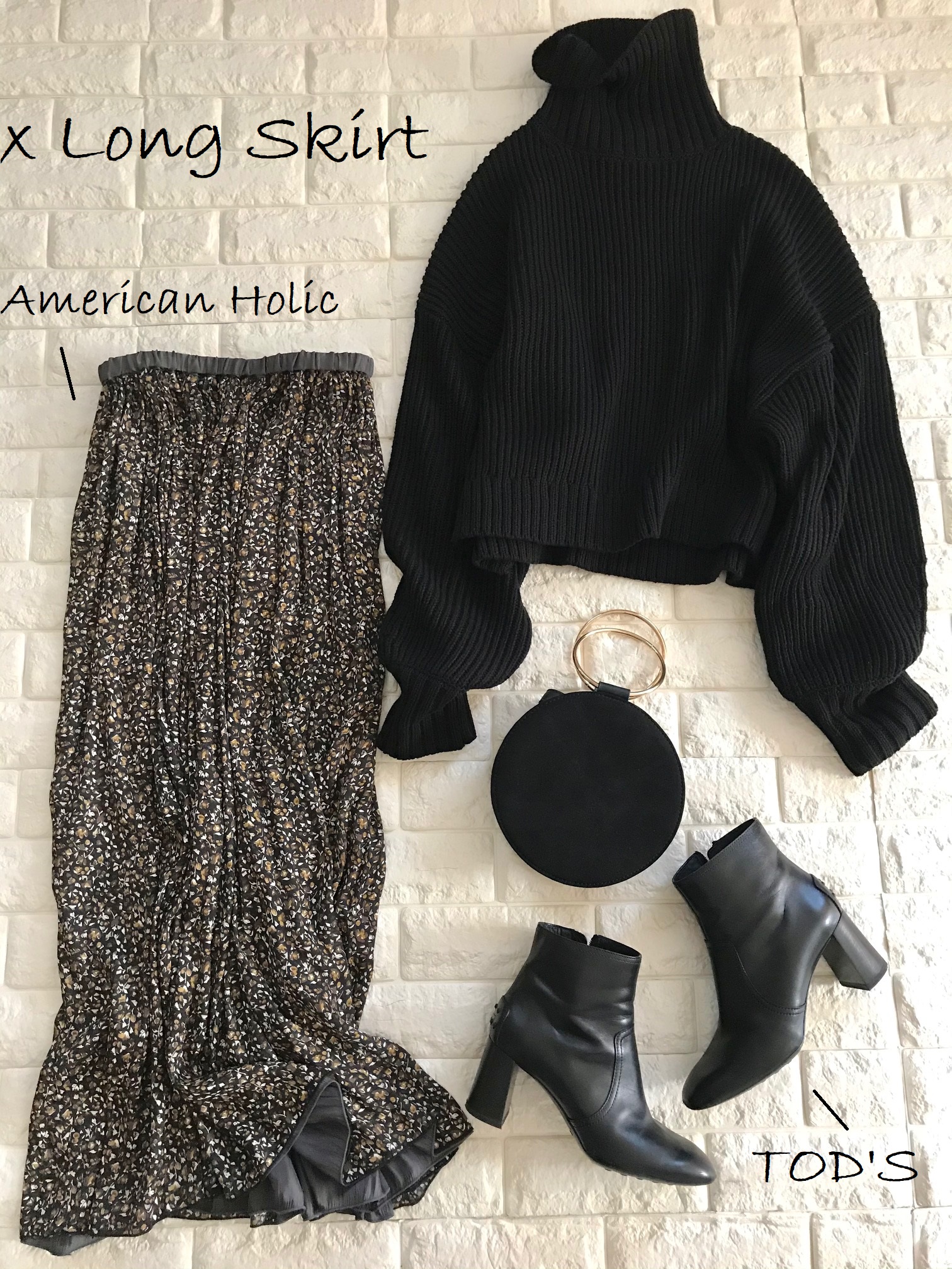 黒ニットです♡ 究極の黒ニット！ハズさない安定の2枚目 | 40代の高見えコーデブログ